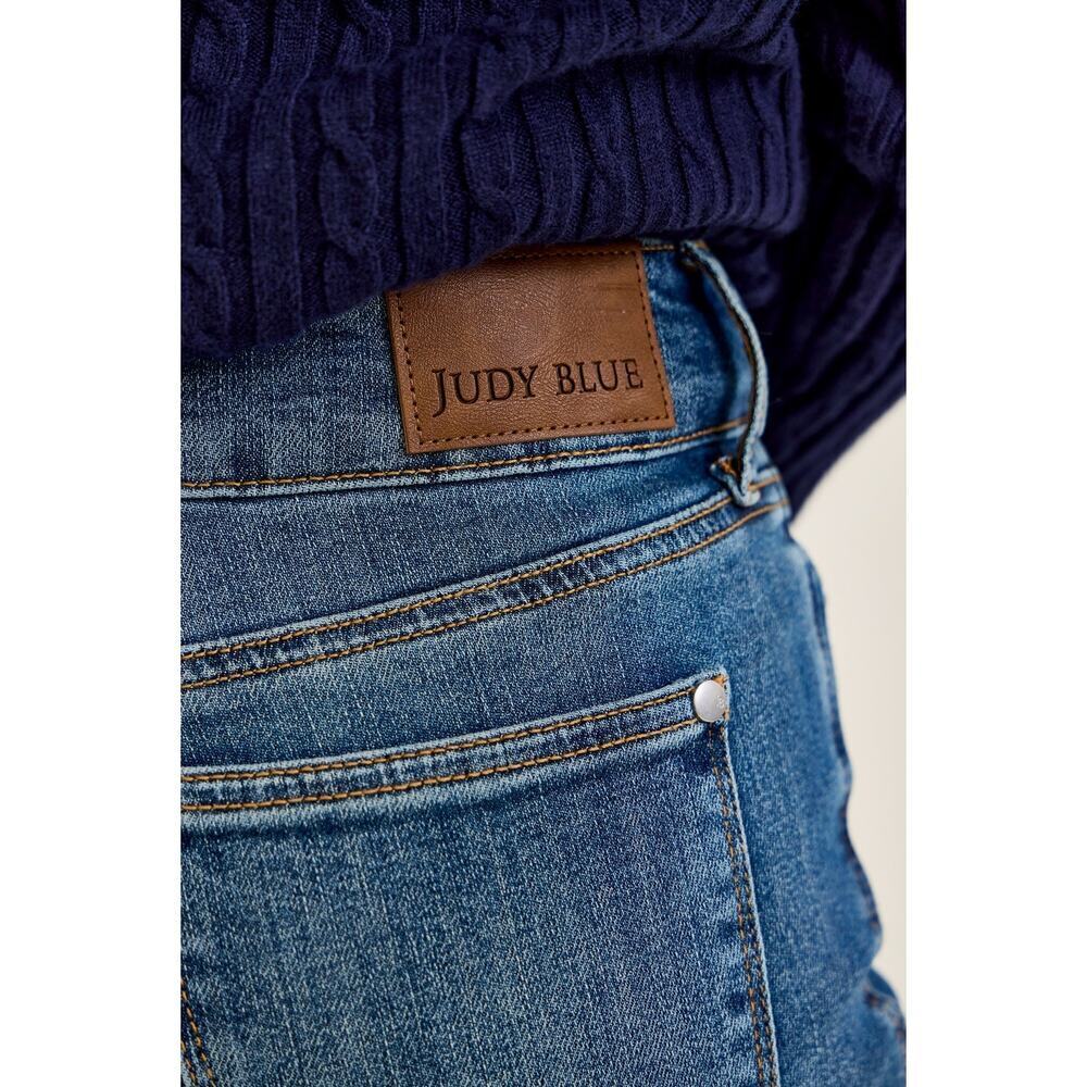 Petite Flare Tummy Control Double Button High Waist Jean (Make Offer) - Picture 12 of 12